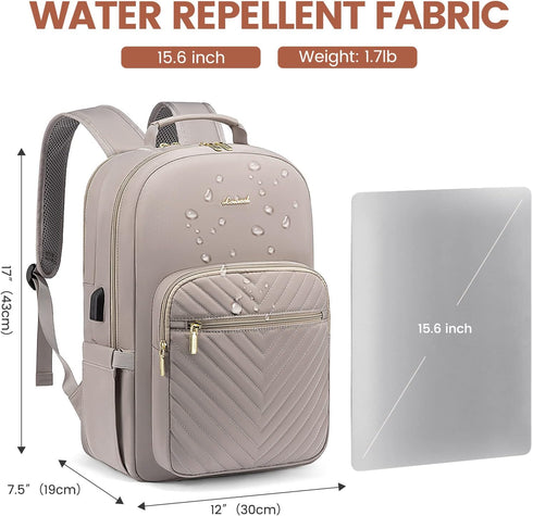 Backpack 15.6 inch, Backpack Backpack LOVEVOOK Laptop for Women Travel Purse,Professional Laptop Computer