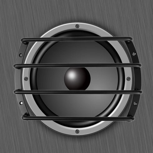 Unifizz Universal 8 Inch Black Metal Car Auto Bar Grille Subwoofer Speaker Grill Cover for Auto Car