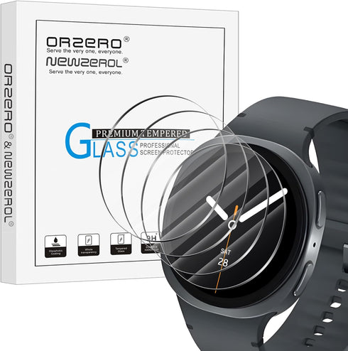 Orzero Smartwatch Screen Protector (4 Pack) - Tempered Glass for Garmin Forerunner 255, 255 Music 46mm, 9H HD