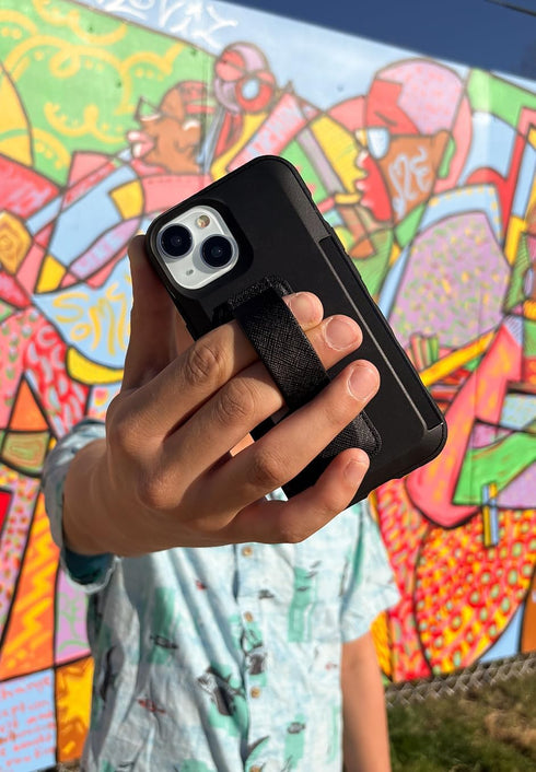 Smartish Phone Grip Loop - Prop Tart - Pop Out Finger Strap and Holder with Kickstand for iPhone and Android