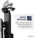 Encased X-Clip Designed for iPhone 12 Mini, Clear Case with Belt Holster