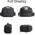 S-ZONE Camera Bags for Photographers Small Crossbody Shoulder Bag DSLR SLR Mirrorless Camera Case with Tripod Holder