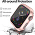 12 Pcs Hard PC Case Compatible for Apple Watch Series SE (2022) 6/5/4/SE 40mm with Tempered Glass Protector