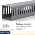 ZhiYo 66in(4X L16.5in) H2in W2in Professional Server Rack Cable Management Raceway, x Cable Raceway Kit, Electrically