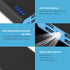 20000mAh 4 KIMISS Ultra Large Capacity Mobile Power Bank Case DIY Kit with USB Output, Fast Charge, LED Power Display