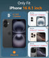 FNTCASE 16 for iPhone Phone Case: Magnetic Matte Textured Shockproof Military Grade Drop Protection Cell Phone Cover |