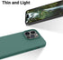 OTOFLY iPhone 14 Pro Case, Silicone Shockproof Slim Thin Phone Case, 6.1 inch, Pine Green