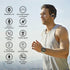 itayak Behind The Head Headphones, Bluetooth 5.0 Neckband, Lightweight Foldable Wireless Sports Sweatproof Headset