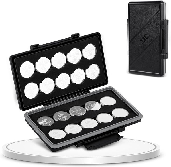CR2032 Battery Case Holder, Water-Resistant Anti-Shock Coin Cell Battery Case for 20x CR2032/CR2025/CR2045/CR2016,