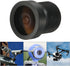 uxcell 2.1mm CCTV Camera Lens 5MP F2.0 FPV Wide Angle Security Lens M12 Threaded Dia for IP Camera, Black