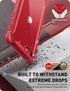 i-Blason Ares Case for iPhone SE 2022 (3rd Gen) - Dual Layer Rugged Clear Bumper with Built-in Screen Protector