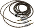 Youkamoo 8 Core Braided Silver Plated Replacement Cable for Hifiman HE4XX, 3.5mm to Dual 3.5mm Male