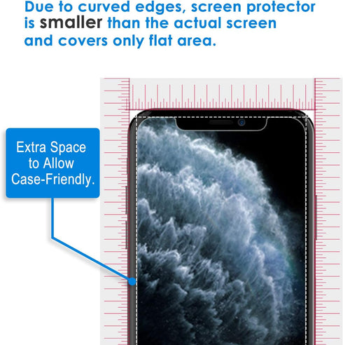 JETech Screen Protector for iPhone 11 Pro Max and iPhone Xs Max - 6.5-Inch Tempered Glass Film, 2-Pack