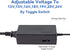 HZHFCB 12V-19V/4.5A,MAX 20V-24V/4A 12V 24V 100V-240V 8 Power Supply Switching Mode Adjustable DC from to Variable