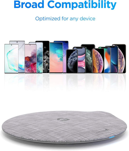 Galvanox Magnetic Wireless Charger, MagSafe-Compatible Desktop Pad with 15W Fast Charging for iPhone 14/14 Pro Max,