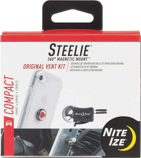 Nite Ize Steelie Original Vent Kit - Magnetic Phone Mount for Car Vents and Dashboard Accessories