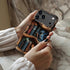 DEENAKIN 17 for iPhone Pro Case Cute,Aesthetic Baby Dragon and Bookshelf Floral Phone Case, Compatible with Magsafe