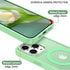 BENTOBEN iPhone 15 Pro Max Case, Slim Shockproof Green Magnetic Cover, Translucent Matte, Compatible with MagSafe 6.7"