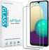 HPTech (2 Pack) Tempered Glass Screen Protector for Samsung Galaxy A02s / Galaxy A02 - Touch Sensitive, Easy Install