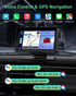 25HOURS 7" 1080P Apple Carplay Screen for Car, HD Portable Wireless Apple Carplay & Android Auto Touchscreen
