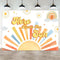 ASDCXZ 8x6ft Here Comes The Son Backdrop Sun Rainbow Baby Shower Photography Background