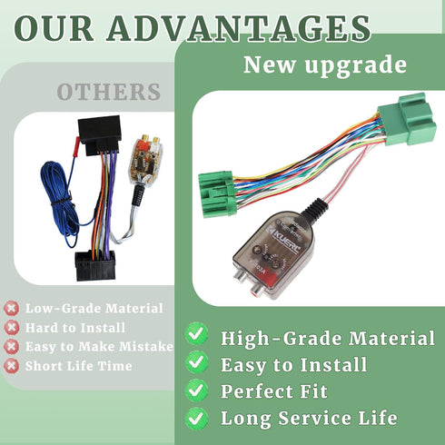 1500 2500HD 3500HD Original Car Radio System Added Amp Adapter Harness Fit for GM Vehicles Chevy Camaro Colorado