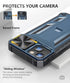 SOiOS for iPhone 16e Case 2025, Shockproof Military Grade Protective Cover with Kickstand for iPhone 13/14