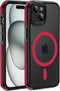 Strong Magnetic Case for iPhone 15, 10Ft Military-Grade Protection, Compatible with MagSafe, Shockproof Slim Thin Cover