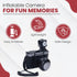 Vaulted Skulls & Co 10H 7.5W 5.5D Inches Inflatable Camara | Large Inflatable Clown Camera | Paparazzi & Photobooth