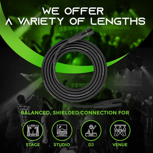 GearIT CAT6 Ethernet Cable, EtherCON-Compatible (25 Feet) RJ45 Connectors for Pro Audio, Aluminum Shielded