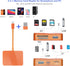 SZHAIYIJIN 5 1 17/16/15 M4/M3 SD Card Reader, in USB-C & USB Card Adapter with SD/MicroSD/MS and Dual USB-A Ports
