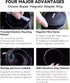 72mm 0.5s Kase Magnetic Adapter Ring, Aviation Aluminum Snap-On Frame for CPL/ND/UV Filters, No Light Leak & Vignette