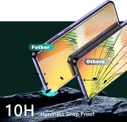 Fotbor Samsung Galaxy S24 Plus Screen Protector & Camera Lens Protector 2+3 Pack, 6.7" HD Clear, Easy Install, Case