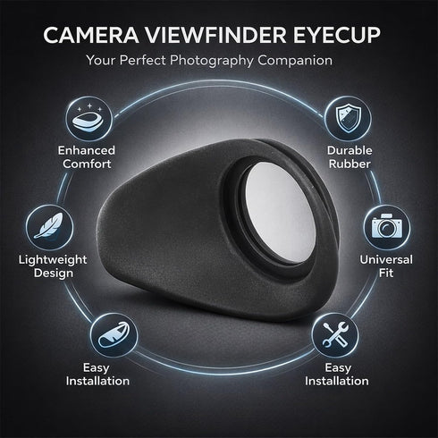 SD1000 MC1500 MC2500 Camera Viewfinder Eyecup Rubber Eyepiece Replacement for Durable and Comfortable - Blocks Ambient