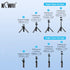 KIWIFOTOS 3 Levels Extension Tripod with 360° Ball Head Selfie Stick for Sony RX100VII, DJI OSMO Pocket, GoPro, Insta