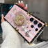 Galaxy S24 Ultra Kickstand Case, Cute Luxury Glitter Bling Butterfly with Ring Stand, Shockproof, Pink