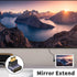 Poyiccot Mini HDMI to HDMI Adapter 8K, Up and Down Angled Mini HDMI Male to HDMI Female Adapter 8K 4K HDR 3D 48Gbps,