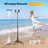 ULANZI MT86 60" AutoOpen Phone Tripod Stand with Bluetooth Remote Adjustable Automatic Selfie Stick & Cold Shoe