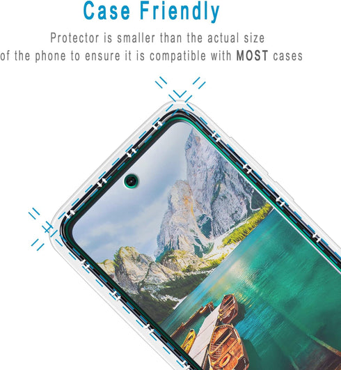 Motorola Moto G Play (2023) Tempered Glass Screen Protector - 2 Pack, Anti-Scratch, Bubble-Free Protection