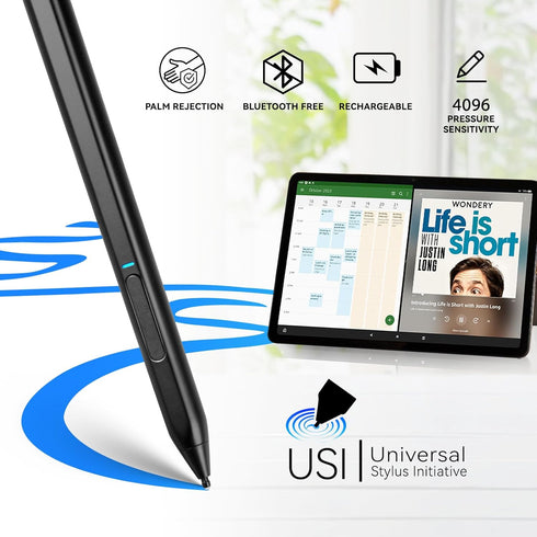 Amazon Stylus Pen for Fire Max 11 (2023 Release), Fire HD 10 (13th Gen, 2023 Release), Chromebook USI 2.0 Stylus