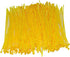 URBEST 1000 Pcs Self Locking Wire Cable Zip Ties - 6 Inch Nylon Zip Tie, Fasten Wrap, Yellow