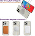 iPhone 15 Pro Case Compatible with MagSafe, Cute Magnetic Hard Back Shockproof Phone Case - White Pearl Tort