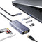 biaze 8-in-1 USB C Hub Adapter for MacBook, 4K60Hz HDMI, 100W PD Charging,