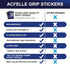 4Pack Phone Grip Tape, Waterproof Finger Grip Stickers Decal, Pre-Cut Non Slip Kit Adhesive Traction for Cell Phone