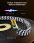 6.35mm 3.5mm 1/4" 1/8" 6.6FT to Audio Cable, Braided TRS Male to Male Adapter Cord, Bidirectional Stereo Aux for iPhone