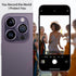 Camera Lens Protector for iPhone 14 Pro Max/iPhone 14 Pro, 2 Pack Matte Alloy Camera Cover Lens Shield, No Lens