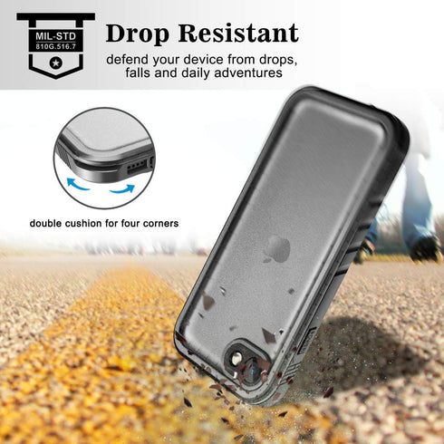 SPORTLINK Waterproof Case for iPhone SE 3rd 2022/iPhone SE 2nd 2020/iPhone 7/8 - Rugged Full Body Shockproof Dustproof