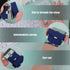 SAVITA 6pcs Watch Strap Holder Loop, Silicone Watch Band Keeper Fastener Ring Parts for Smart Watch