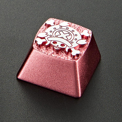 ZOMOPLUS Custom Anime Keycap, 1pc Anime Flag Keycap for Mechanical Keyboard, Suitable for Cherry Gateron Switches (Pink)