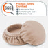 Geekria 2 Pairs Flex Fabric Headphone Covers - Washable & Stretchable Sanitary Protectors for Over-Ear Headsets